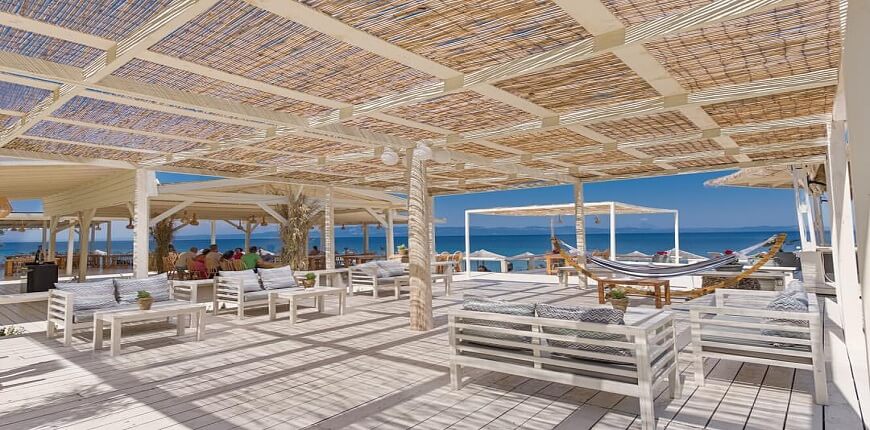 11 Best Beach Bars in Halkidiki-Navagos Beach Bar-Greek Transfer Services
