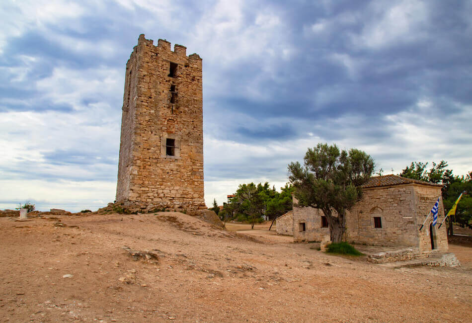 The Best Historical Places in Halkidiki - Byzantine Tower - Greek Transfer Services