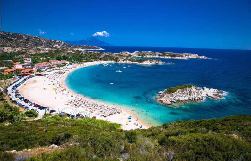 Kalamitsi Beach sithonia halkidiki Greek Transfer Services