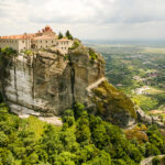 View of St. Stephen's Convent. Meteora transfer from and to Thessaloniki airport | Greek transfer services