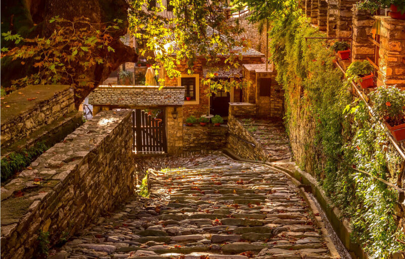 Makrinitsa Village Pelion Greek Transfer Services