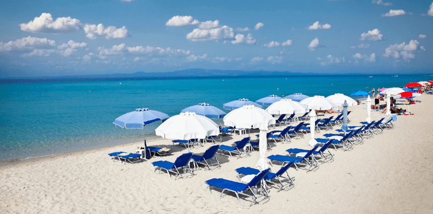 The 5 Best Beaches in Kassandra Halkidiki for family vacations-Polychrono Beach-Greek Transfer Services