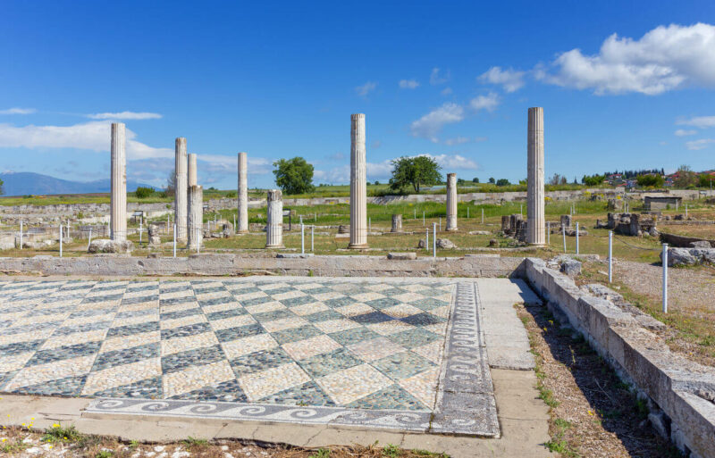 Town of Alexander the great ancient pella | Greek Transfer Services